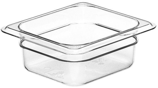 Cambro Polycarbonate Gastronorm Pan - GN 1/6 - 65mm - Clear - 62CW135