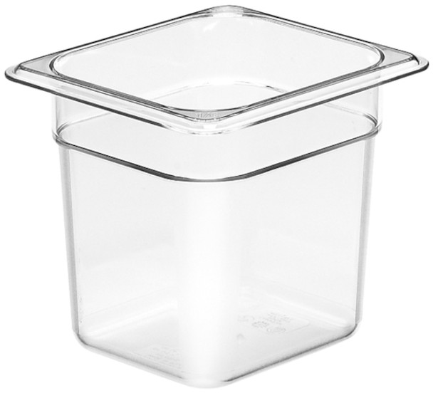 Cambro Polycarbonate Gastronorm Pan - GN 1/6 - 150mm - Clear - 66CW135