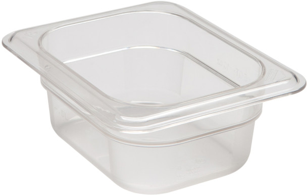 Cambro Polycarbonate Gastronorm Pan - GN 1/8 - 65mm - Clear - 82CW135