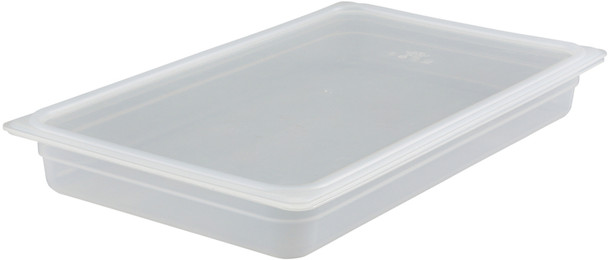 10PPCWSC190 - Full-sized Cambro Polypropylene Gastronorm Seal Cover fitted to polypropylene gastronorm food pan