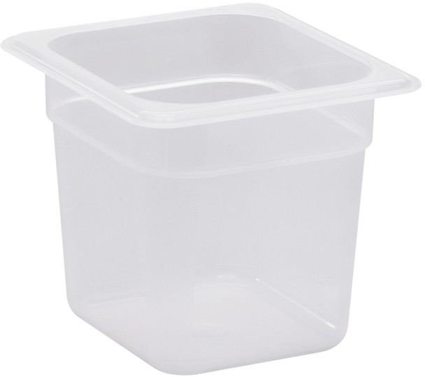 Cambro Polypropylene Gastronorm Pan - GN 1/6 - 150mm - Translucent - 66PP190