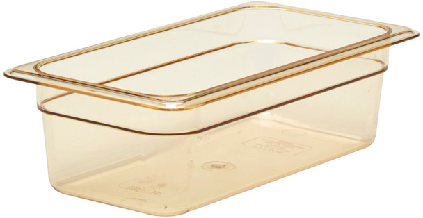 Cambro High Heat Gastronorm Pan - GN 1/3 - 100mm - Amber - 34HP150