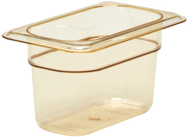 Cambro High Heat Gastronorm Pan - GN 1/9 - 100mm - Amber - 94HP150