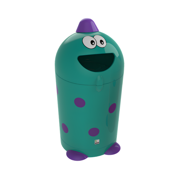 Leafield MonsterBuddy Bin - Mikey - Dark Aqua
