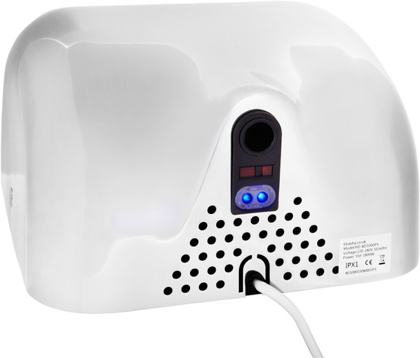 HD-BD1000W - BlueDry Eco Dry Hand Dryer - White - Bottom