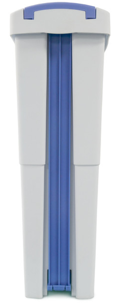 WR-FQ-1003 - Pedal Operated Sanitary Bin - 20 Ltr - White/Blue - Back