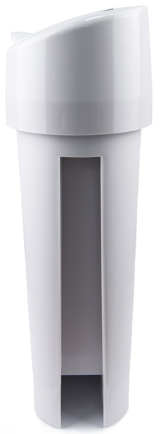 WR-CD-7002A - Automatic Sanitary Bin - 15 Ltr - White - Side Profile