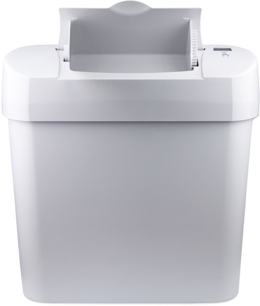 WR-ASB-15L-AUTO-W - Automatic Sanitary Bin - 15 Ltr - White - Chute Open