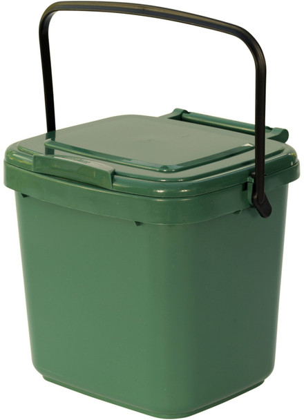 41010 - Kitchen Caddy - 7 Ltr - Green - Handle Raised