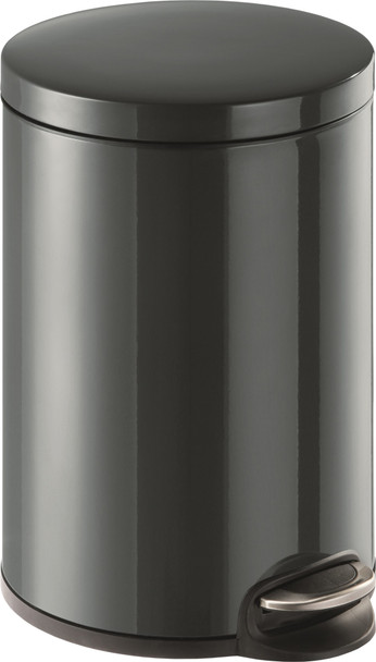 341258 - Durable Round Pedal Bin - 20 Ltr - Charcoal Grey