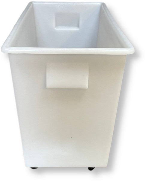 RB0115W - Bottle Skip - 165 Ltr - White - Handle Detail