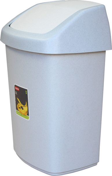 R034732 - Curver Swing Top Bin - 25 Ltr - Light Grey