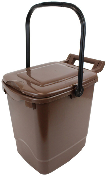 Brown Kerbside Compost Caddy - 43802 - 23 Ltr