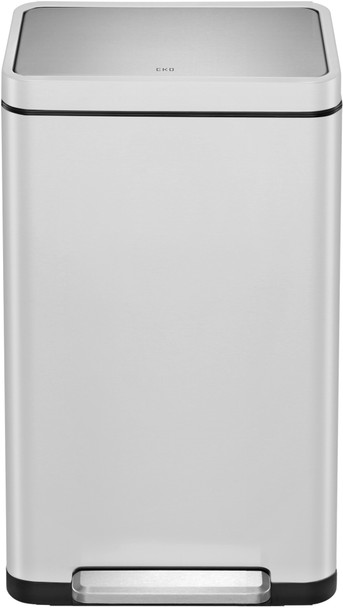 EK9368MT2020 - EKO X Cube Dual Stream Kitchen Pedal Bin - 20 + 20 Ltr - Stainless Steel