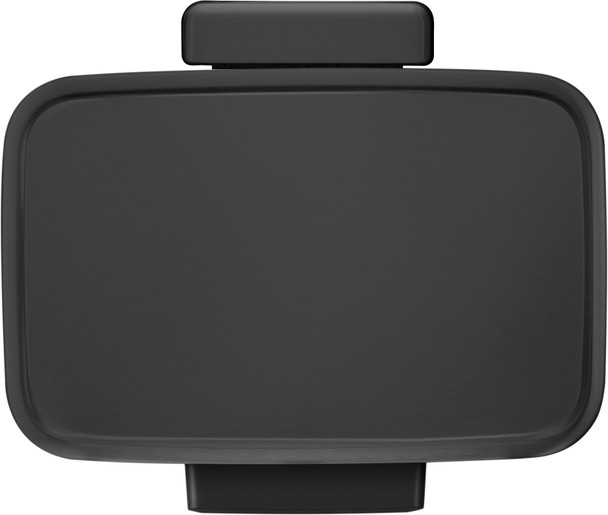 EK9361MB2025 - EKO Maddison Dual Stream Kitchen Pedal Bin - 25 + 20 Ltr - Matt Black     - Overhead