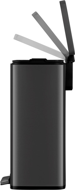 EK9361MB2025 - EKO Maddison Dual Stream Kitchen Pedal Bin - 25 + 20 Ltr - Matt Black
