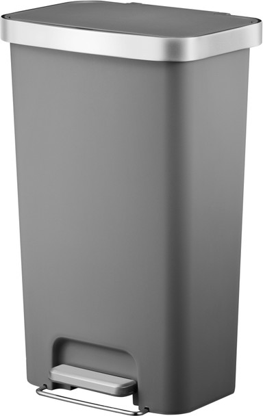 EK6266DG45 - EKO Hana Pedal Bin - 45 Ltr - Dark Grey