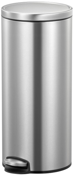 EK9115MT30 - EKO Eva Round Kitchen Pedal Bin - 30 Ltr - Stainless Steel