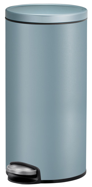 EK9115TB30 - EKO Eva Round Kitchen Pedal Bin - 30 Ltr - Titanium Blue
