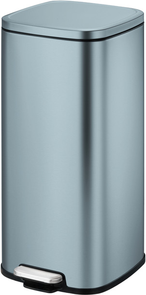 EK9384TB30 - EKO Stella Square Pedal Bin - 30 Ltr - Titanium Blue