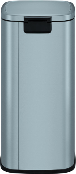 EK9384TB30 - EKO Stella Square Pedal Bin - 30 Ltr - Titanium Blue - Back