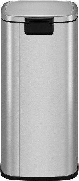 EK9384MT30 - EKO Stella Square Pedal Bin - 30 Ltr - Stainless Steel - Back