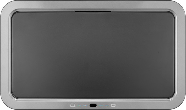 EK9260MT2020 - EKO Mirage X Dual Stream Sensor Recycling Bin - 20 + 20 Ltr - Stainless Steel - Overhead