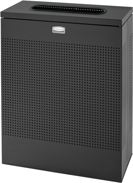 FGSR18EPLTBK - Rubbermaid Silhouettes Rectangle Open Top Bin - 85 Ltr - Textured Black