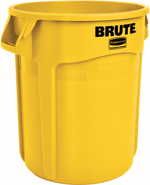 Rubbermaid BRUTE Container - 37.9 Ltr - Yellow - FG261000YEL