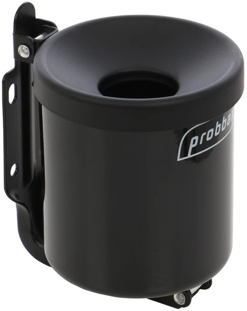Probbax Wall-Mounted Ashtray - 0.5 Ltr - Black - AT-0101-BLA