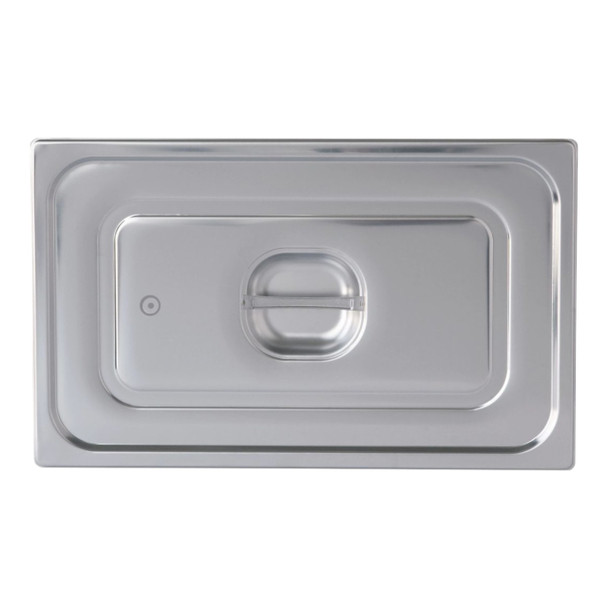 160004 - Pujadas Gastronorm Pro Pan Gasketed Transport Lid - GN 1/6 - Stainless Steel