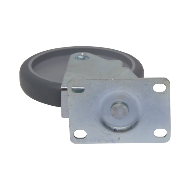 BZRA125GR - Swivel Castor with Rubbermaid Cart Compatibility