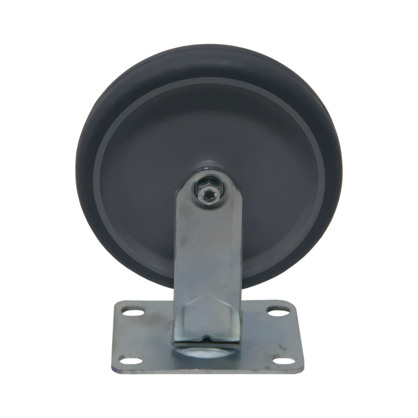 Replacement Fixed Wheel with Rubbermaid Compatibility - 125mm