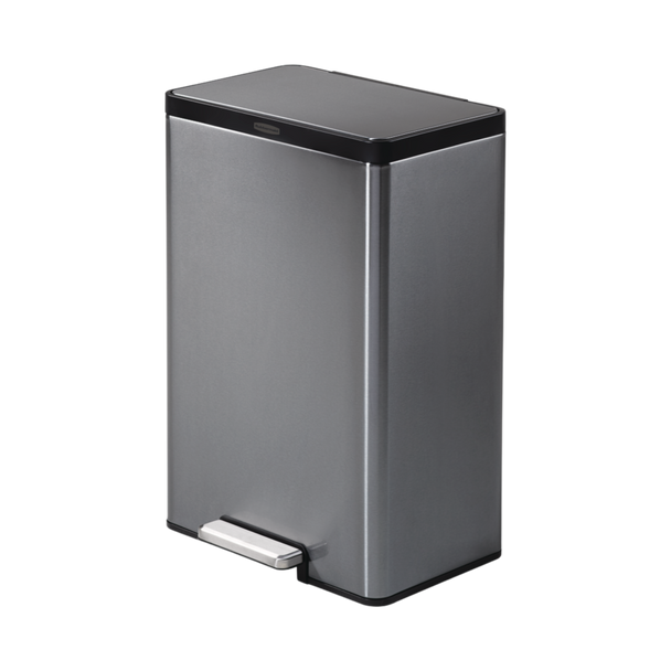 2112520 - Rubbermaid Elite Pedal Bin - 45 Ltr - Stainless Steel - Angled Left 2112520 - Rubbermaid Elite Pedal Bin - 45 Ltr - Stainless Steel - Angled Left