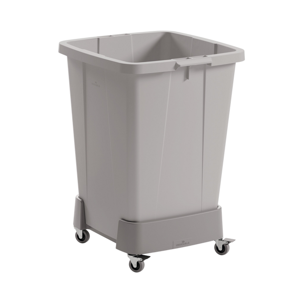 Durable Durabin 90 Linkable Bin Trolley with Container Installed