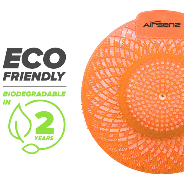 Airsenz Swirl Bio-Enzymatic Urinal Screen Fully Degradable within 2-years