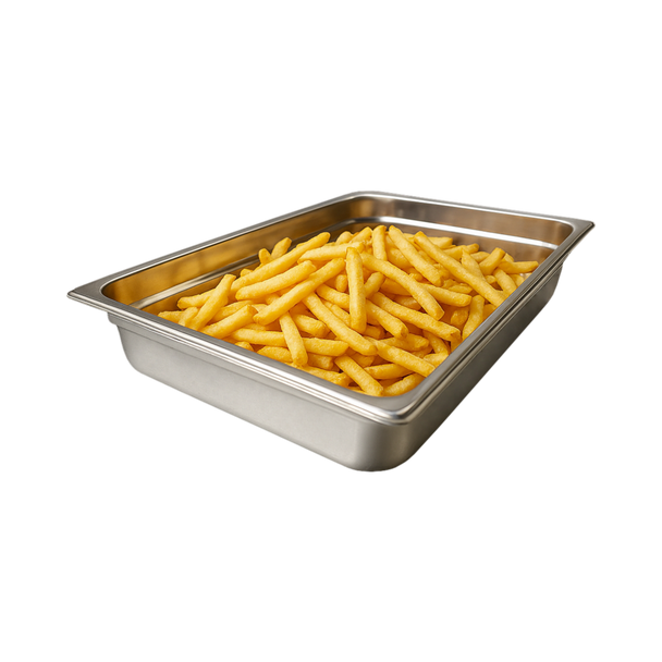 Pujadas 65mm GN 1/1 Pan Filled with Chips