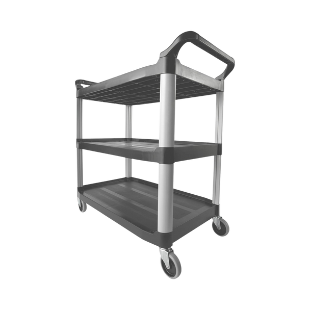 Grey Rubbermaid X-Tra Cart Open