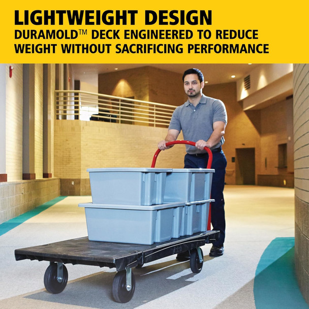 Rubbermaid Heavy-Duty Platform Trucks Feature Lightweight Design