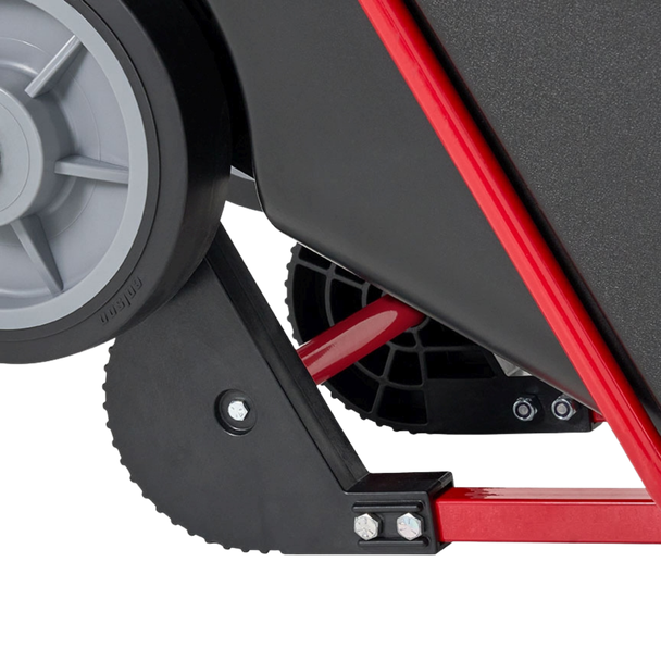 Close-up of the Truck Tilted on its Frame