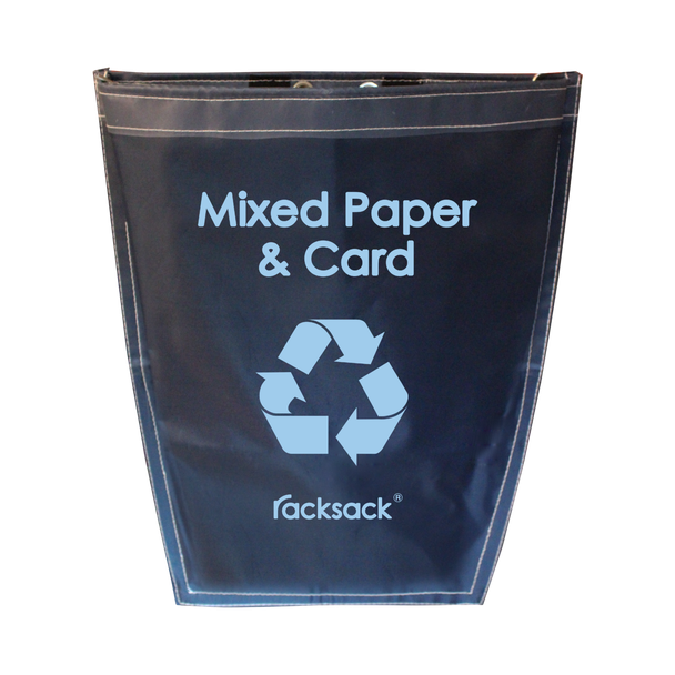 RSNB1/MP - Racksack Nano Reusable Recycling Sack - 32.8 Ltr - Mixed Paper & Card Text