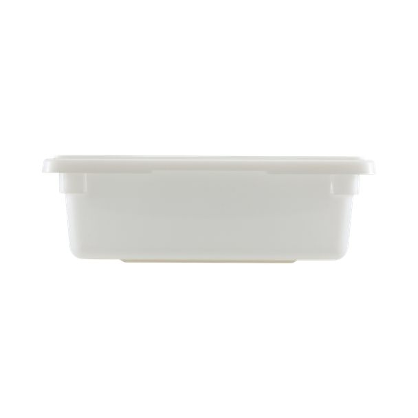 Sideview of a 11.4L Cambro Poly Food Storage Box