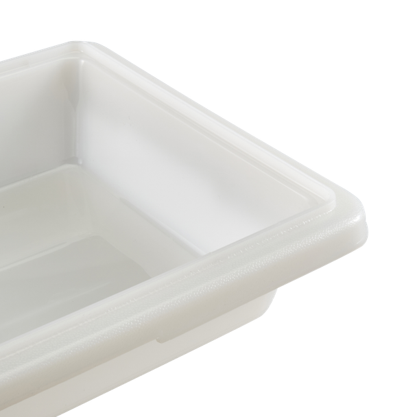Close-Up Image of Poly Food Storage Box Corner