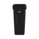 1955959 - Rubbermaid Slim Jim with Venting Channels - 60 Ltr - Black 1955959 - Rubbermaid Slim Jim with Venting Channels - 60 Ltr - Black