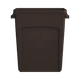 Side view of container that displays its depth from front to back