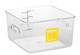 Rubbermaid Square Container - Clear - 3.8L Yellow