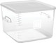 1980994 - Rubbermaid Square Storage Container - 11.4 Ltr - White - Fitted with Lid