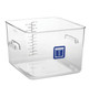 Rubbermaid Square Container - Clear - 11.4L Blue