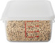 FG650900WHT - Rubbermaid Medium Square Container Lid - White - Fitted to 3.8L Square Container