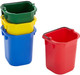 Rubbermaid Colour-Coded Buckets - 5 Ltr - Set of 4 Colours - FG9T83010000